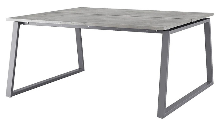 Стол офисный КОБОР TR/2-100/120 graphite/chicago