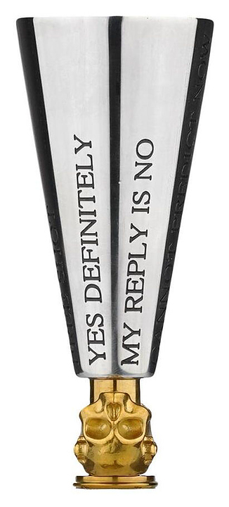 Джиггер P.L. Barbossa Bad Guys Bar Mixology-4 Golden Skull