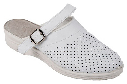 Сабо мужские Клен 15481000, р.44, нат. кожа, белые