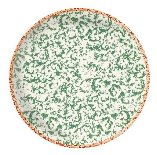 Тарелка ID Fine Venecia Green 20641-111027 27 см белый, зеленый