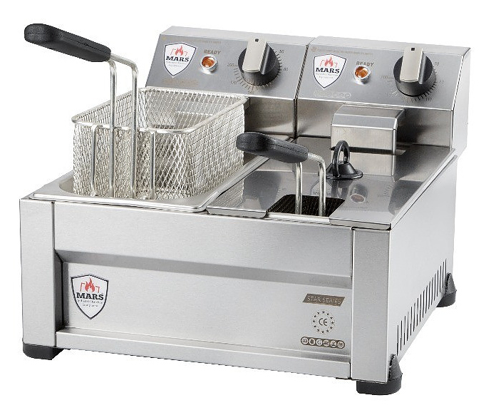 Фритюрница электрическая Yukon Eco Star MF-3+3 3+3 л