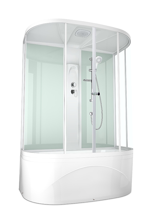 Душевая кабина Domani-Spa Neat high DS01N158HWCl00 150х80 см