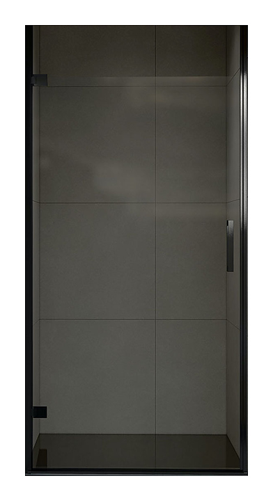 Дверь душевая Vincea Flex VDP-1F900CGB 90х200 см с тонированным стеклом, распашная, черный