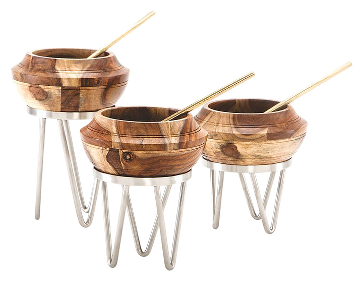 Подставка фуршетная P.L. Proff Cuisine Hotelware CBS 8514 WB d 22 см h 32 см + салатник бук