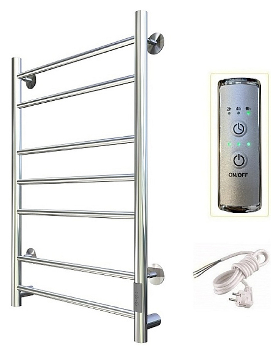 Полотенцесушитель электрический Тругор Аспект Пэк сп 3 80х50 см, хром