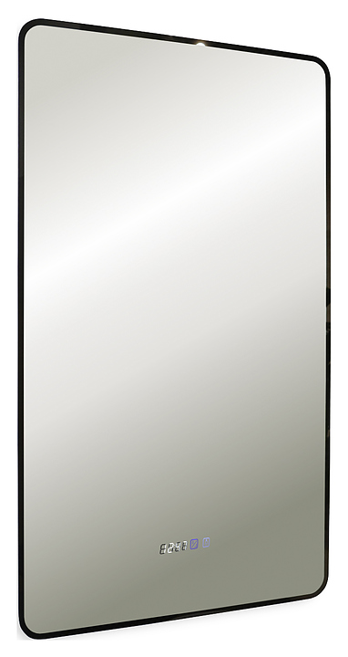 Зеркало с LED-подсветкой Silver Mirrors Incanto LED-00002537 60х100 см с часами и анти-пар