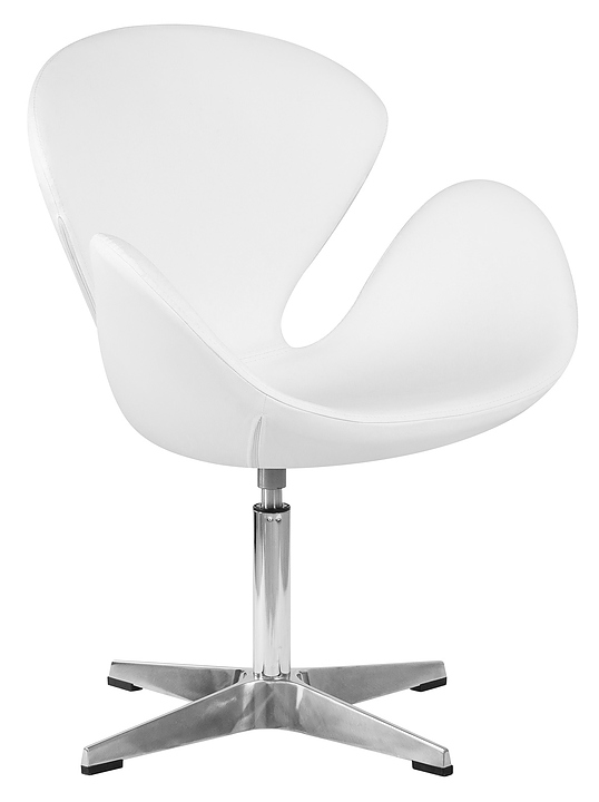 Кресло обеденное DOBRIN 69A-LMO SWAN (белое)