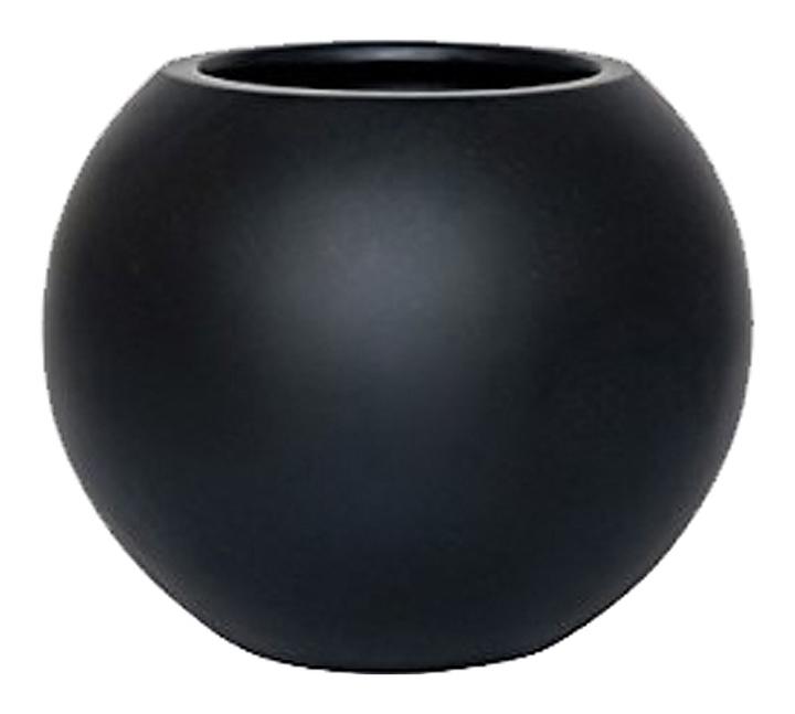 Кашпо Pottery Pots Beth (31х25 см) черное матовое