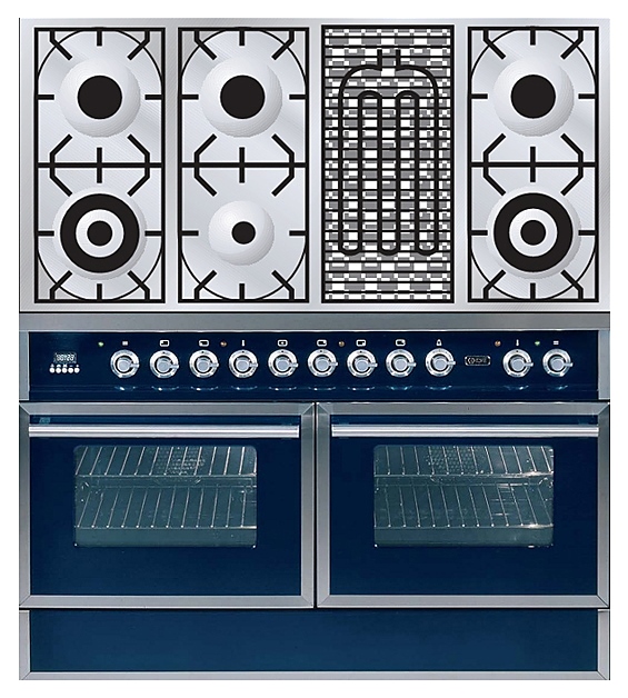 Газовая плита с духовым шкафом ILVE QDC-120BW-MP