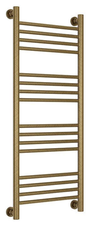 Полотенцесушитель водяной Сунержа Богема+ 100x40 см с прямой перемычкой, состаренная бронза