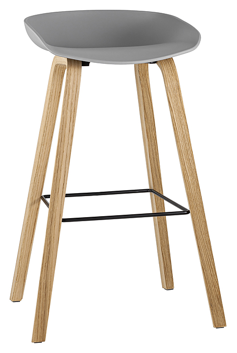 Стул барный Stool Group LIBRA серый