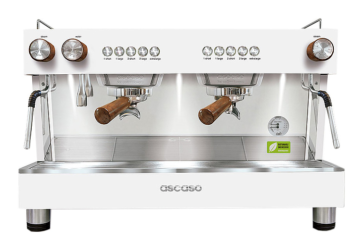 Кофемашина Ascaso Barista T Zero 2Gr white wood