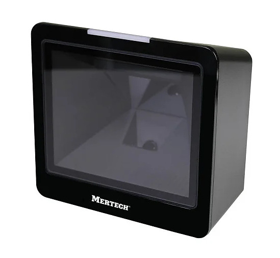 Стационарный двумерный сканер штрих-кода Mertech 7800 Ai 2Core P2D USB, USB эмуляция RS232 black, черный