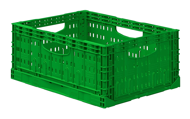 Ящик для овощей и фруктов iPlast FC-4317 400х300х170 мм салатовый