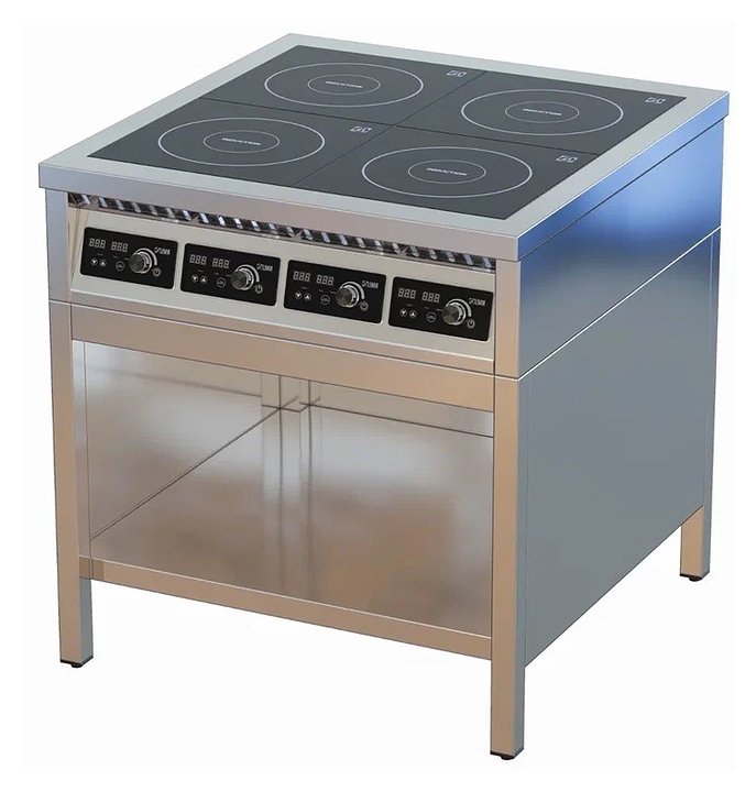 Плита индукционная ЦМИ ПИ-4Т закрытая