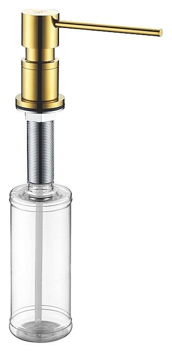 Дозатор для жидкого мыла Paulmark Kraft D003-G золото