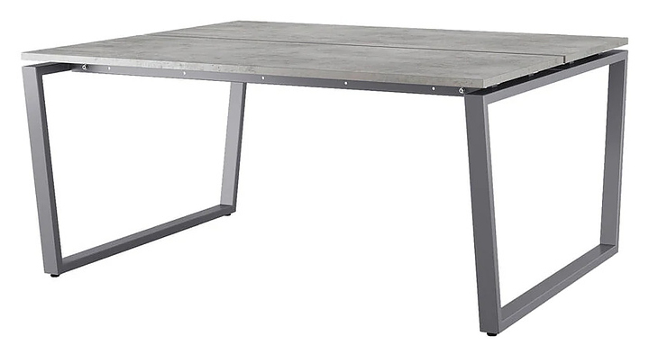 Стол офисный КОБОР OTR/2-80/120 graphite/chicago