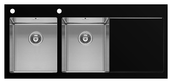 Кухонная мойка Imenza Charisma 2B 1D черная