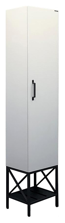 Шкаф-пенал Comforty Бредфорд-40 белый, графит