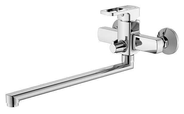 Смеситель для ванны и душа настенный IDDIS BILD BILSB00i10WA