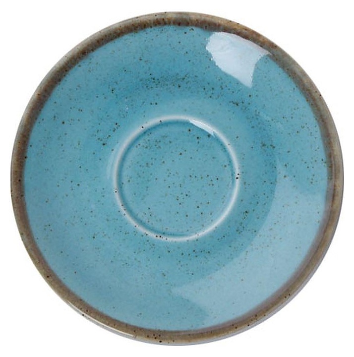 Блюдце для кофейной чашки Porland Seasons 122112 120 мм бирюзовое