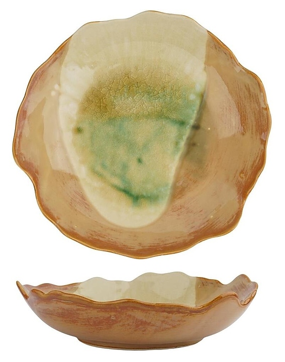 Салатник P.L. Proff Cuisine Crush Brown Frutti di Mare P.L. [1] B240061222-2406A 21,5 см