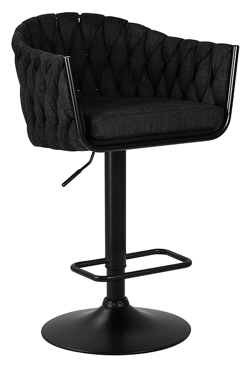 Стул барный DOBRIN 9690-LM-N LEON (черный) 2 шт.
