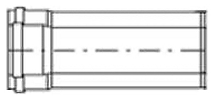 Дымоход коаксиальный Karma 1000 D130/200