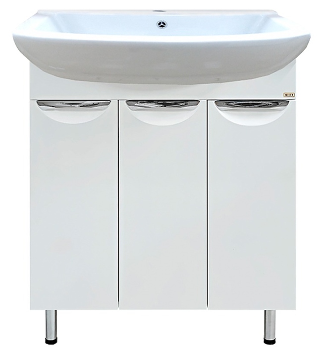 Тумба под раковину Misty Фиона-75 70,5х70 см, белая