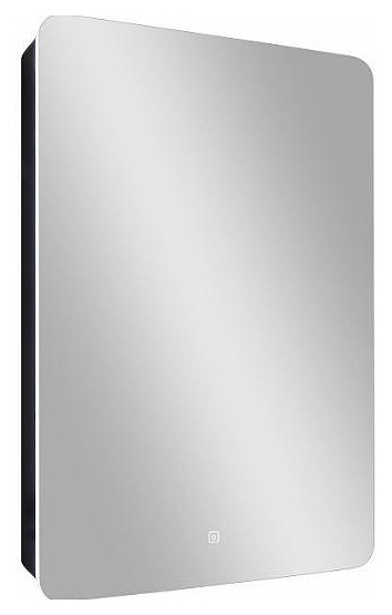 Шкаф зеркальный Art&Max Lecce AM-Lec-560-850-1D-R-DS-F-Nero 56х85 см черный, правый