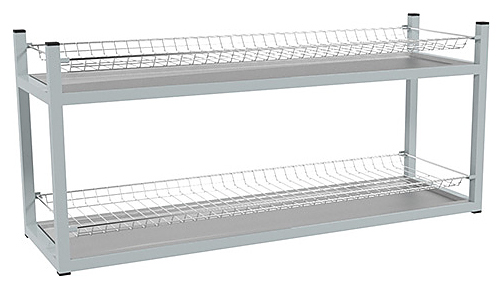 Стеллаж для стаканов ПищТех Эконом СКСК-2КЭ