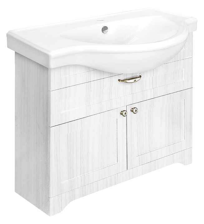 Тумба под раковину напольная SANITA LUXE Classic 80-20 77,6х78 см