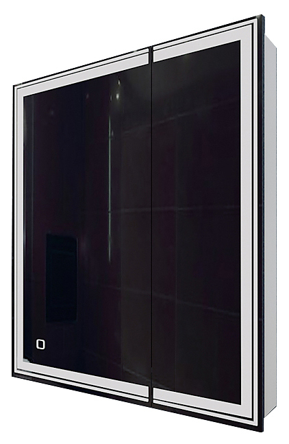 Шкаф зеркальный Mixline Мелис 70х80 см с подсветкой и сенсорным выключателем, левый