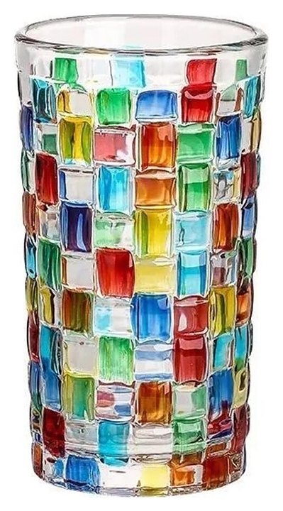 Стакан Хайбол P.L. Barbossa 81222496 Mosaic Square Utopia 300 мл d=7 см h=13 см (стекло)