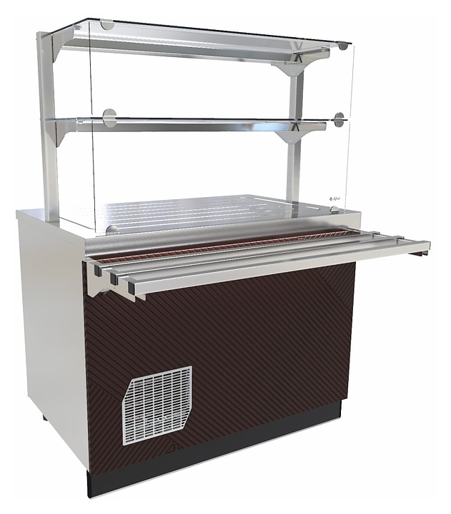 Прилавок-витрина холодильный Abat Сэйла ПВВ(Н)-70Е-06-НШ оригами