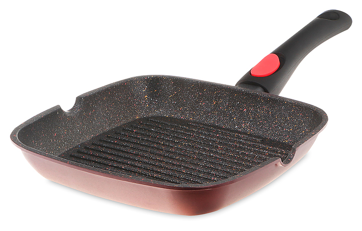 Сковорода-гриль Kitchenstar SYB-W121CAK-0824 24х24 см