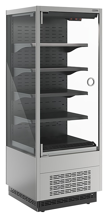 Горка холодильная Carboma FC 20-07 VM 0,7-1 версия 2.0 Light (фронт X0) 9006-9005