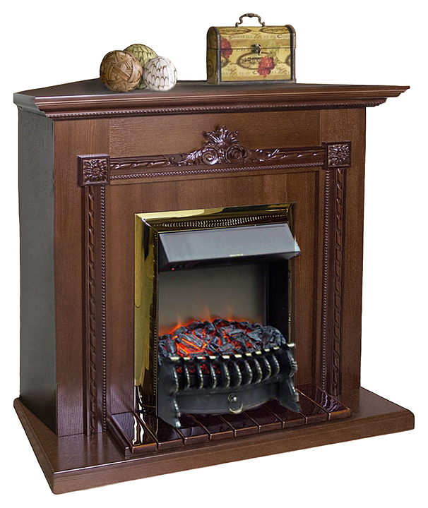 Камин Glenrich Шервуд Fobos BR дуб 35 угловой