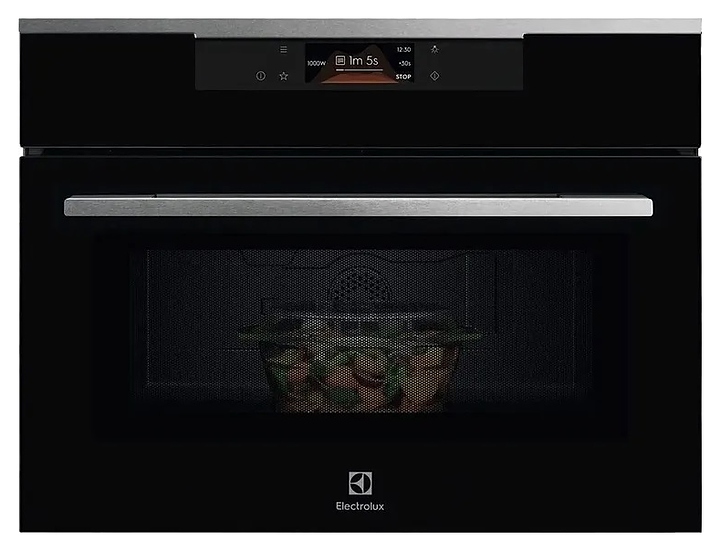 Микроволновая печь Electrolux KVMBE09X черная / нерж. сталь