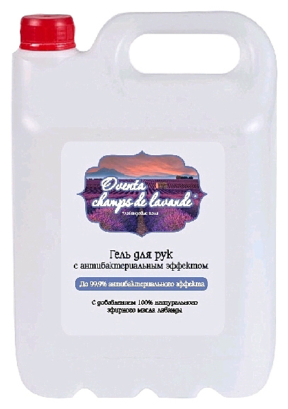 Гель антибактериальный для рук Oventa Сhamps de lavande 5