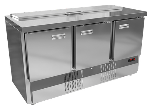 Стол холодильный для салатов KRONER СХСб 3-150-70 (8 GN - 1/6)
