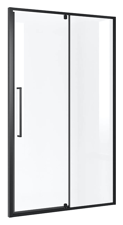 Дверь душевая Niagara Nova NG-85-12AB 120х195 см, в нишу, распашная, черный матовый