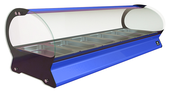 Витрина тепловая КОБОР SE-5H синяя