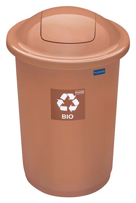 Контейнер для мусора PLAFOR Top Bin 50 л коричневый