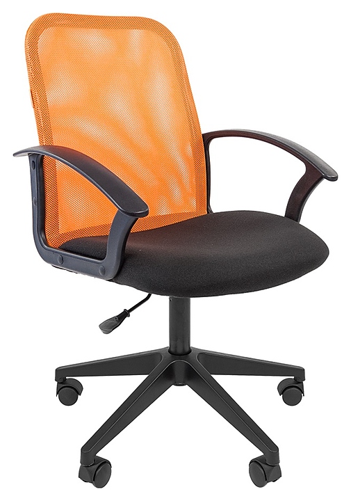Кресло офисное Chairman 615, черно-оранжевое