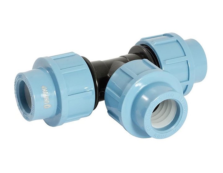 Фитинг Unipump для труб ПНД тройник D20