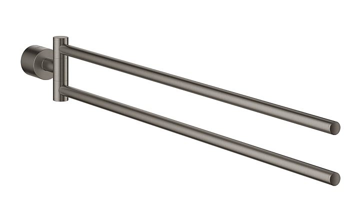 Держатель для полотенца двойной Grohe Atrio New 40308AL3 темный графит матовый