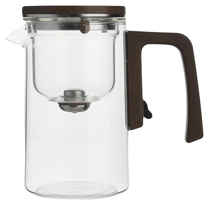 Чайник P.L. Proff Cuisine S0501-3 510 мл d=9 см h=15 см с фильтром гунфу, курковый магнитный слив (термостекло / пластик)