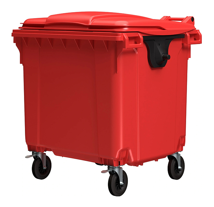 Контейнер для мусора iPlast 22.C19 1100 л красный