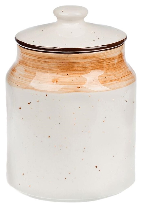 Емкость для сыпучих продуктов P.L. Proff Cuisine Organic Fusion P8118317/0525-5 1000 мл d=12см h=17 см (фарфор) с крышкой